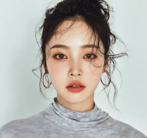 恋爱题材韩漫专题主视觉，男女主角在樱花树下相遇的场景